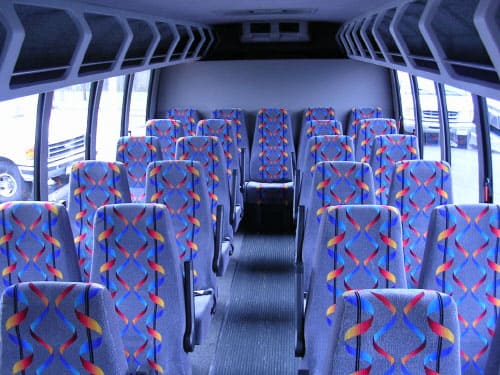 Indianapolis 15-35 Passenger Minibuses Interior